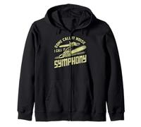 Some Call It Noise I Call It Symphony Chainsaw Zip Hoodie
