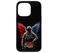 SOME CARRY THE WEIGHT SO OTHERS NEVER FEEL IT Soldier Wings Case for iPhone 13 Pro