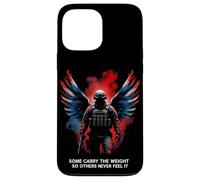 SOME CARRY THE WEIGHT SO OTHERS NEVER FEEL IT Soldier Wings Case for iPhone 13 Pro Max