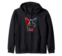 SOME CARRY THE WEIGHT SO OTHERS NEVER FEEL IT Soldier Wings Zip Hoodie