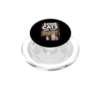 Some Cats Are Just Bigger Tiger Big Cat Wildlife PopSockets PopGrip for MagSafe