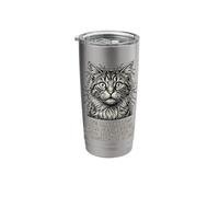 Some Day Things Will Get Better Funny Sarcastic Cat Graphic Stainless Steel Insulated Tumbler