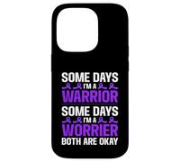 Some Days A Warrior Some Days A Worrier Neuropathy Case for iPhone 14 Pro
