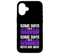 Some Days A Warrior Some Days A Worrier Neuropathy Case for iPhone 16