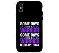 Some Days A Warrior Some Days A Worrier Neuropathy Case for iPhone X/XS