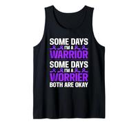 Some Days A Warrior Some Days A Worrier Neuropathy Tank Top