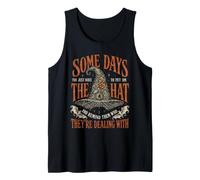 Some Days Put On The Hat Funny Witch Sarcastic Tank Top