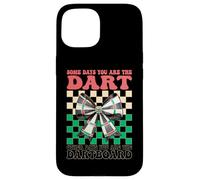 Some Days You Are The Dart Darts Dartboard Girl Coquette Bow Case for iPhone 15