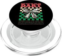 Some Days You Are The Dart Darts Dartboard Girl Coquette Bow PopSockets PopGrip for MagSafe