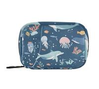 Some Dolphin Medical Bag with Detachable Compartments Convenient Travel Pill case