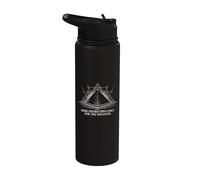 Some Doors Open Pyramid Geometry Symbol Stainless Steel Insulated Water Bottle