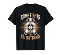 Some Fights You Don't Choose Cancer Awareness Survivor Value Graphic T-Shirt