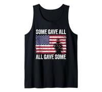 Some Gave All All Gave Some Memorial Day Veteran Soldier Tank Top