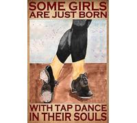 Some Girls are Just Born with Tap Dance in Their Souls 500 Piece Wood Puzzle For Adults Jigsaw Puzzles Educational Challenge DIY Game Home Wall Art Decoration