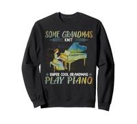 Some grandmas knit cool grandmas play piano Sweatshirt