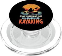 Some grandmas knit real grandmas go kayaking bigfoot retro PopSockets PopGrip for MagSafe