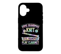 Some Grandmas Knit Real Grandmas Play Clarinet Case for iPhone 16