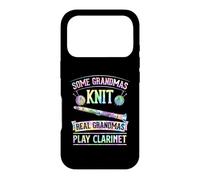 Some Grandmas Knit Real Grandmas Play Clarinet Case for iPhone 17 Pro