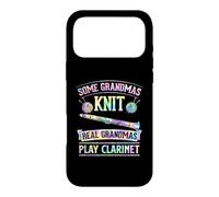 Some Grandmas Knit Real Grandmas Play Clarinet Case for iPhone 17 Pro Max