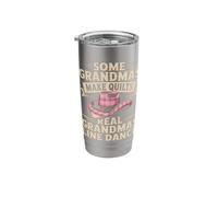 Some Grandmas Make Quilts Real Grandmas Line Dance Stainless Steel Insulated Tumbler