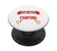 Some Grandmas Take Naps Real Grandmas start Painting PopSockets Adhesive PopGrip