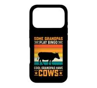 Some Grandpas Play Bingo Cool Grandpas Have Cows Case for iPhone 17 Pro