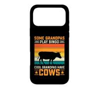 Some Grandpas Play Bingo Cool Grandpas Have Cows Case for iPhone 17 Pro Max