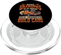 Some Grandpas Play Bingo Real Grandpas Build Cars - Car Guy PopSockets PopGrip for MagSafe