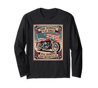 Some Grandpas Play Bingo Real Grandpas Ride Motorcycles Long Sleeve T-Shirt