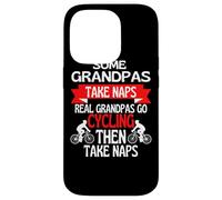 Some Grandpas Take Naps Real Grandpas Go Cycling Case for iPhone 14 Pro