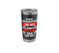 Some Grandpas Take Naps Real Grandpas Go Sky Diving Stainless Steel Insulated Tumbler