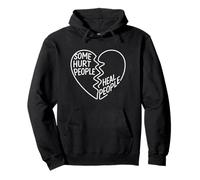 Some Hurt People Heal People Helpers Heart 80s Retro Pullover Hoodie