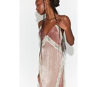 Some Kind Of Love Maxi Slip by Intimately at Free People in Mink Combo, Size: Medium - female