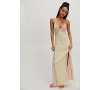 Some Kind Of Love Maxi Slip by Intimately at Free People in Pink Banana Combo, Size: Large - female