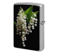Some Lilies of The Valley Lighter Case Pouch Double-Sided Metal Lighter Sleeve Scratch & Drop Resistant Lighters Protector Fits Standard Kerosene Lighters Pocket Protective Cover for Camping Party