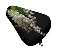 Some Lilies of The Valley Waterproof Bike Seat Cover with Drawstring