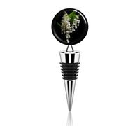 Some Lilies of The Valley Wine Bottle Stopper Reusable Wine Saver Cork Plug Universal Leakproof Preserver for Oil Vinegar Beverage Bottles Decoration Party Favors Bar Tool Accessory Art Decor