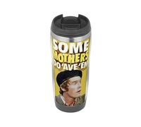Some Mothers Ave Em - Travel Mug, Thermal Insulated Cup for Hot and Cold Beverages - Classic British Comedy Retro TV Show Gift for Fans - Reusable Coffee Flask Featuring 1970s Sitcom Design