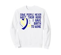 SOME NEVER MEET THEIR HERO I GAVE BIRTH TO MINE Meme Sweatshirt