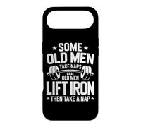 Some Old Men Take Naps Real Old Men Lift Iron Then Nap Case for iPhone Air