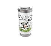 Some People Appear Bright Until They Speak Funny Cow Sarcasm Stainless Steel Insulated Tumbler
