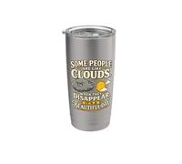 Some People are Like Clouds Sarcastic Humor Stainless Steel Insulated Tumbler