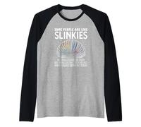 Some People are Like Slinkies - Funny Quote Graphic Raglan Baseball Tee