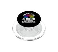 Some People Are Like Slinkies Funny Sarcastic Dark Humor PopSockets PopGrip for MagSafe