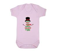 Some People are Worth Melting for Snowman Word Art [BCX] Baby Grow Vest, 6-12 Months, Pastel Pink