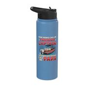 Some People Call Me Pontoon Captain Papa Pantoon Captain Stainless Steel Insulated Water Bottle