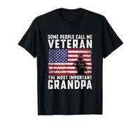 Some People Call Me Veteran The Most Important Grandpa T-Shirt
