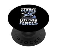 Some People Fly Planes I Fly Over Fences PopSockets Adhesive PopGrip