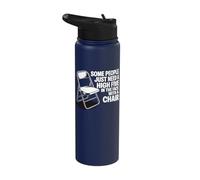 Some People Just Need A High Five in The Face with A Chair Stainless Steel Insulated Water Bottle