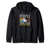 Some People Just Need A Hug Around The Neck Jiu Jitsu Men Zip Hoodie